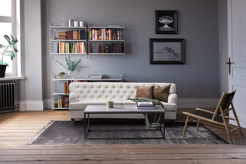 Howard Riviera 3-seters Svingt Stoffsofa - Lys grå - Møbler - Sofaer - Howard-sofaer