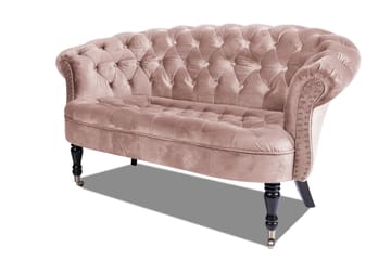 Sofa Chester Ludovic 2-seters - Rosa - Møbler - Sofaer - Howard-sofaer