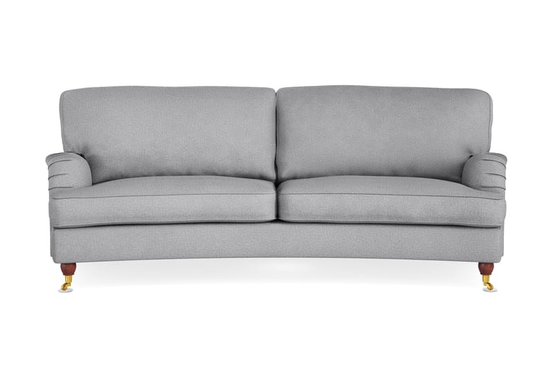 Sofa Howard Oxford 3-seter Buet - Lysgrå - 3 seter sofa - Howard-sofaer