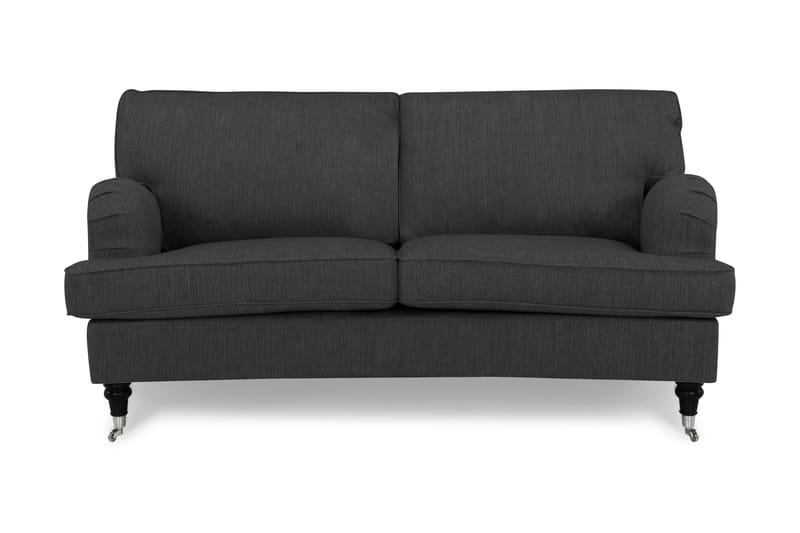 Sofa Oxford Classic 2-seter Buet - Antrasitt - Howard-sofaer - 2 seter sofa