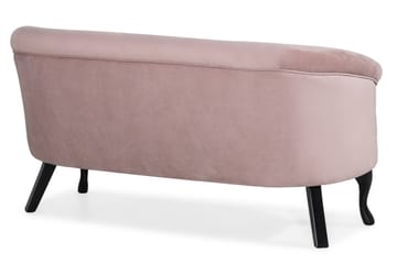 Sofa Thunia Siss Fløyel - Lysrosa Fløyel - Møbler - Sofaer - Howard-sofaer