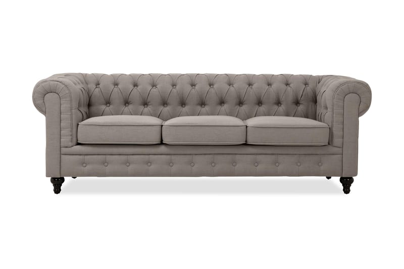 Sofa Walton Lyx 3-seter - 3 seter sofa - Howard-sofaer - Fløyelssofaer - Chesterfield sofaer