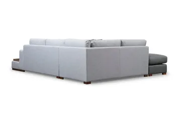 Huelva 5-seter Venstrevendt L-formet Sofa med Sjeselong 308 cm i Stoff - Grå - Møbler - Sofaer - Sofaer med sjeselong
