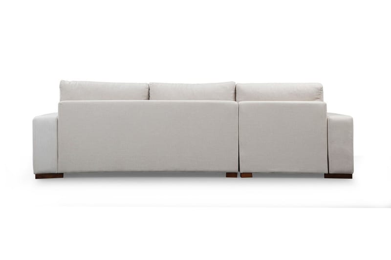 Huelva Høyrevendt L-formet Sofa med Sjeselong 270 cm i Stoff - Benhvit - Møbler - Sofaer - Sofaer med sjeselong