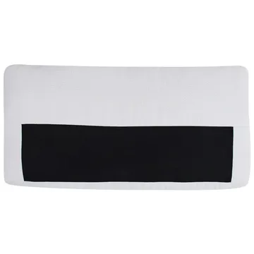 Idre 3-seter Sofa i Stoff med Metallben - Hvit|Svart - Møbler - Sofaer - 3 seter sofa