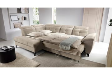 Inferne 5-seter Sofa med Sjeselong - Beige - Møbler - Sofaer - Sofaer med sjeselong