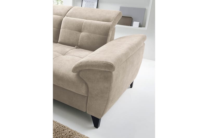 Inferne 5-seter Sofa med Sjeselong - Beige - Møbler - Sofaer - Sofaer med sjeselong