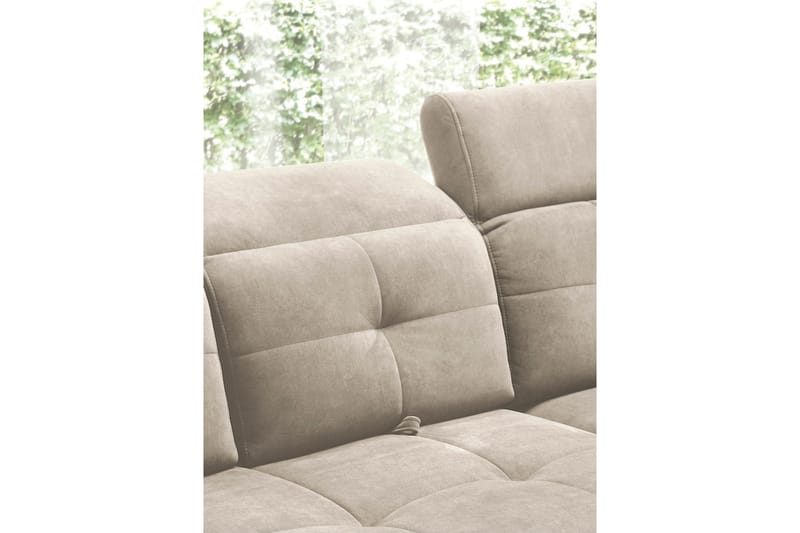 Inferne 5-seter Sofa med Sjeselong - Beige - Møbler - Sofaer - Sofaer med sjeselong