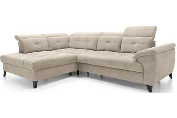 Inferne 5-seter Sofa med Sjeselong - Beige - Møbler - Sofaer - Sofaer med sjeselong