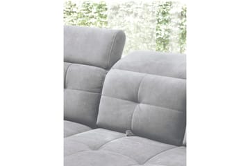 Inferne 5-seter Sofa med Sjeselong - Grå - Møbler - Sofaer - Sofaer med sjeselong