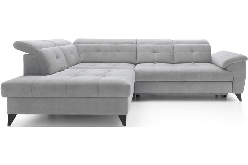 Inferne 5-seter Sofa med Sjeselong, Grå