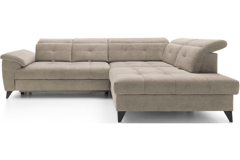 Inferne 5-seters Sofa med Sjeselong - Beige - Møbler - Sofaer - Sofaer med sjeselong