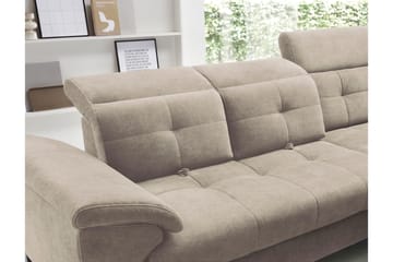 Inferne 5-seters Sofa med Sjeselong - Beige - Møbler - Sofaer - Sofaer med sjeselong