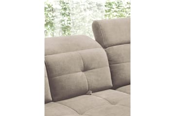 Inferne 5-seters Sofa med Sjeselong - Beige - Møbler - Sofaer - Sofaer med sjeselong