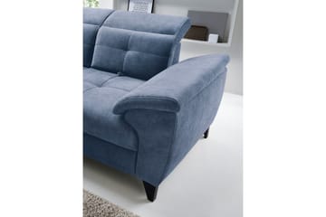 Inferne 5-seters Sofa med Sjeselong - Mørkeblå - Møbler - Sofaer - Sofaer med sjeselong