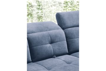 Inferne 5-seters Sofa med Sjeselong - Mørkeblå - Møbler - Sofaer - Sofaer med sjeselong
