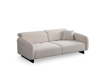 Ingang 3-seters sofa Chenille - Hvit - Møbler - Sofaer - 3 seter sofa