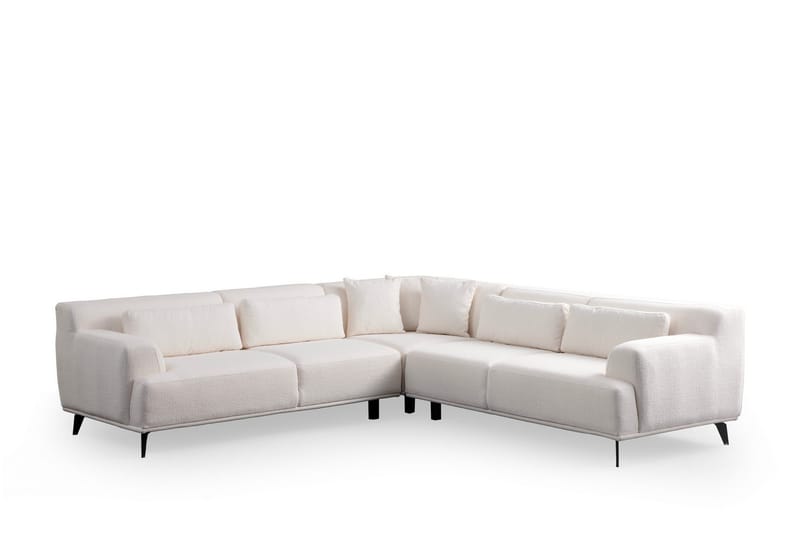 Jaguar 4-seters Sofa med Divan, Hvit