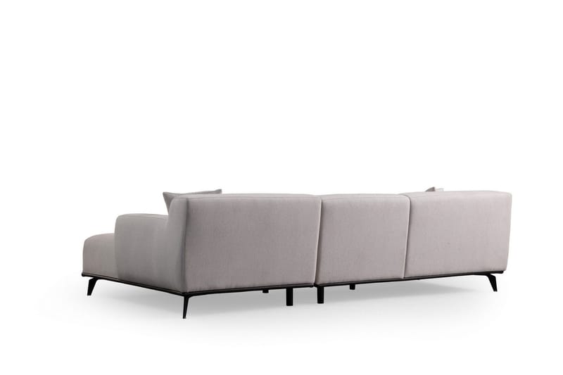 Jaguar 4-seters Sofa med Divan - Hvit - Møbler - Sofaer - Sofaer med sjeselong - 4 seters sofa med divan