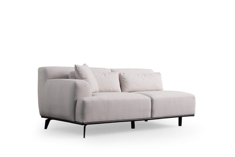 Jaguar 4-seters Sofa med Divan - Hvit - Møbler - Sofaer - Sofaer med sjeselong - 4 seters sofa med divan