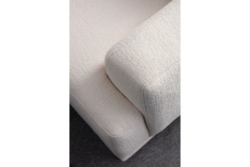 Jaguar 4-seters Sofa med Divan - Hvit - Møbler - Sofaer - Sofaer med sjeselong - 4 seters sofa med divan