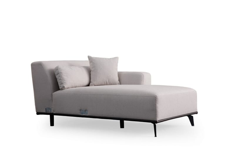 Jaguar 4-seters Sofa med Divan - Hvit - Møbler - Sofaer - Sofaer med sjeselong - 4 seters sofa med divan