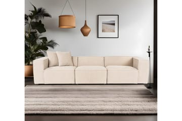 Kaolins Sofa 3-seter - Fersken - Møbler - Sofaer - Modulsofaer - Komplett modulsofa