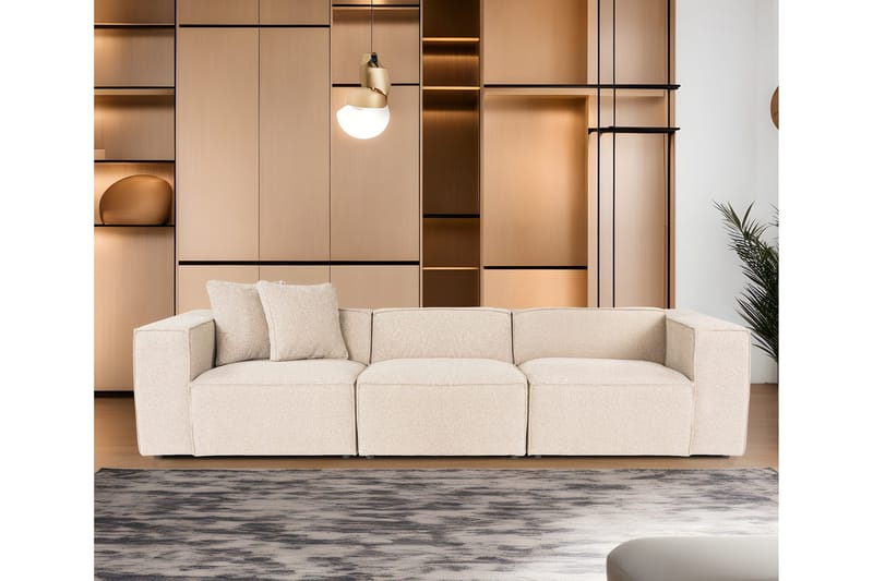 Kaolins Sofa 3-seter - Fersken - Møbler - Sofaer - Modulsofaer - Komplett modulsofa
