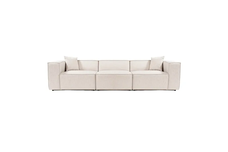 Kaolins Sofa 3-seter, Lys brun