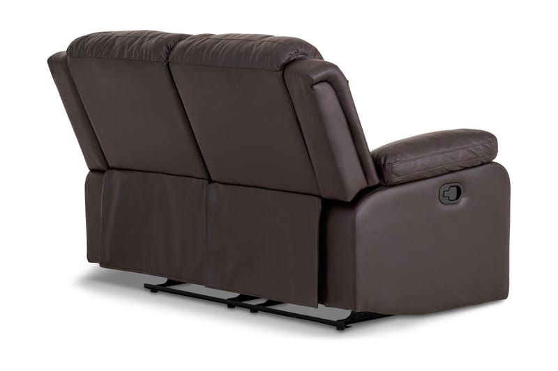 Norbo Liten Reclinersofa 2-seter Kunstskinn - Fällbar sofa - Kinosofa - Møbler - Sofaer - Reclinersofaer - 2 seters kinosofa & reclinersofa