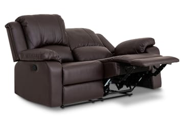 Norbo Liten Reclinersofa 2-seter Kunstskinn - Fällbar sofa - Kinosofa - Møbler - Sofaer - Reclinersofaer - 2 seters kinosofa & reclinersofa