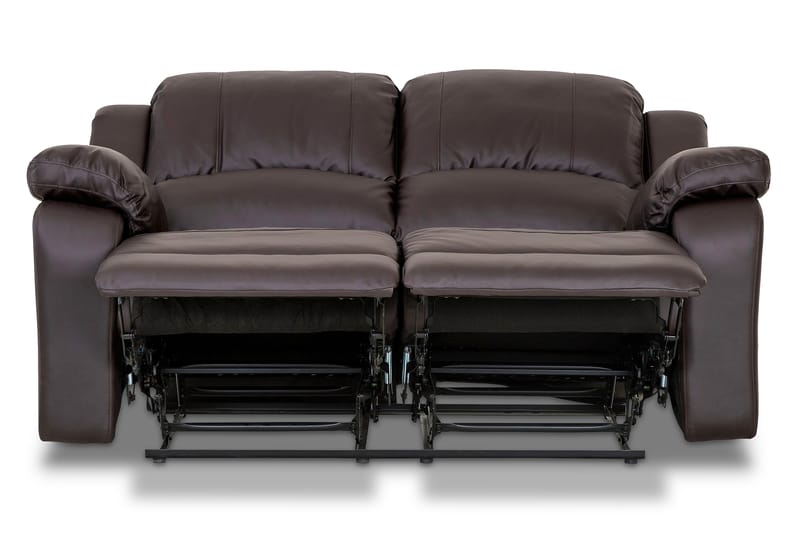 Norbo Liten Reclinersofa 2-seter Kunstskinn - Fällbar sofa - Kinosofa - Møbler - Sofaer - Reclinersofaer - 2 seters kinosofa & reclinersofa