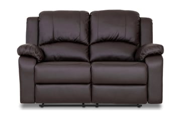 Norbo Liten Reclinersofa 2-seter Kunstskinn - Fällbar sofa - Kinosofa - Møbler - Sofaer - Reclinersofaer - 2 seters kinosofa & reclinersofa
