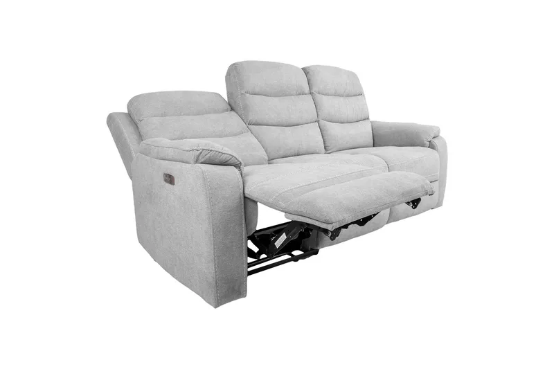 Mimi Reclinersofa 3-seter Lysegrå - Møbler - Sofaer - Reclinersofaer - 3 seters kinosofa & reclinersofa