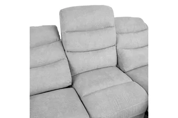 Mimi Reclinersofa 3-seter Lysegrå - Møbler - Sofaer - Reclinersofaer - 3 seters kinosofa & reclinersofa