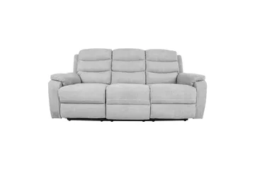 Mimi Reclinersofa 3-seter Lysegrå - Møbler - Sofaer - Reclinersofaer - 3 seters kinosofa & reclinersofa