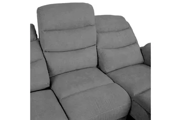 Mimi Reclinersoffa 3-sits Grå NO_BRAND Grey - Møbler - Sofaer - Reclinersofaer - 3 seters kinosofa & reclinersofa