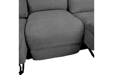 Mimi Reclinersoffa 3-sits Grå NO_BRAND Grey - Møbler - Sofaer - Reclinersofaer - 3 seters kinosofa & reclinersofa