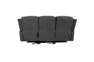 Mimi Reclinersoffa 3-sits Grå NO_BRAND Grey - Møbler - Sofaer - Reclinersofaer - 3 seters kinosofa & reclinersofa