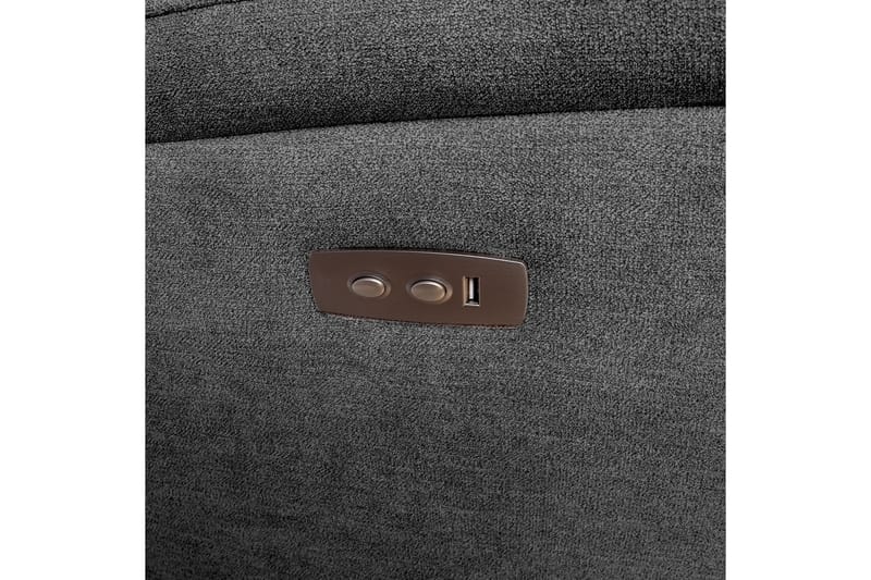 Mimi Reclinersoffa 3-sits Grå NO_BRAND Grey - Møbler - Sofaer - Reclinersofaer - 3 seters kinosofa & reclinersofa