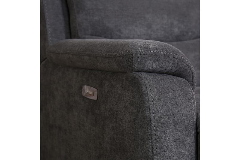 Mimi Reclinersoffa 3-sits Grå NO_BRAND Grey - Møbler - Sofaer - Reclinersofaer - 3 seters kinosofa & reclinersofa