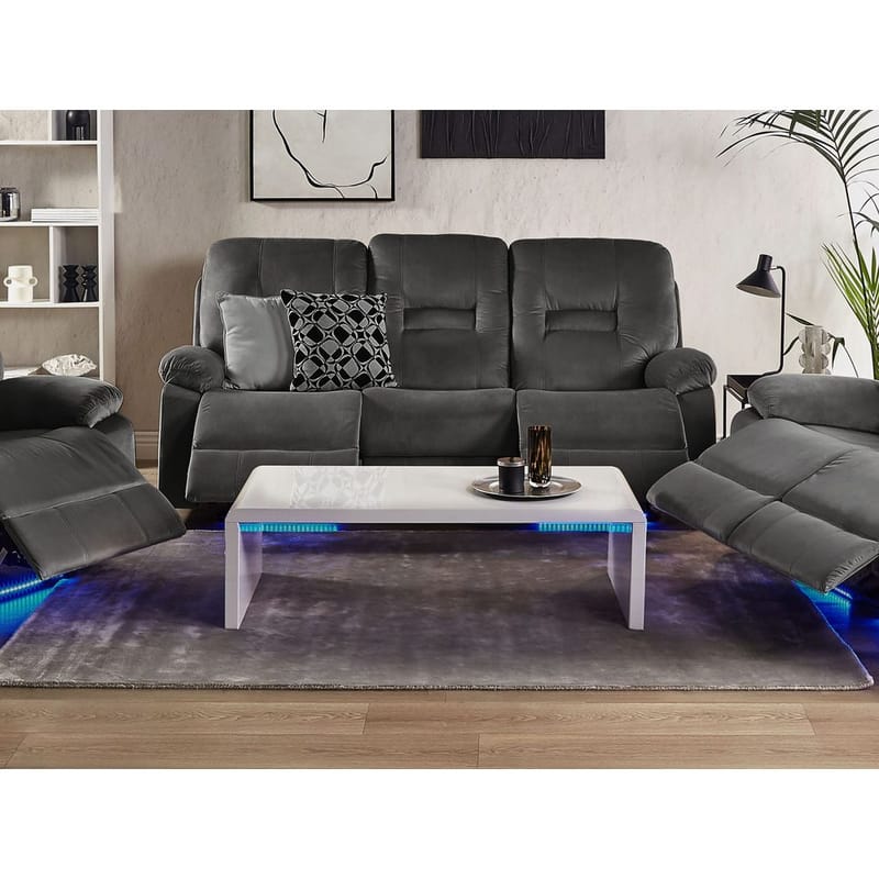 3-seters sofa Bergen - Grå - Møbler - Sofaer - Reclinersofaer