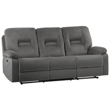 3-seters sofa Bergen - Grå - Møbler - Sofaer - Reclinersofaer