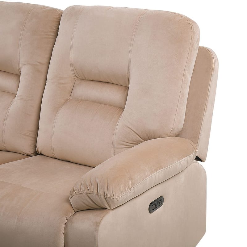 3-seters sofa Rovik - Beige - Møbler - Sofaer - Reclinersofaer