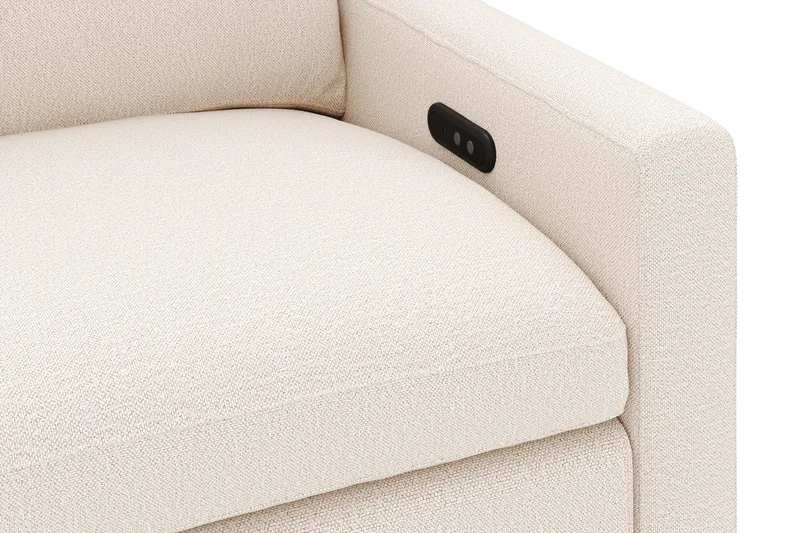 Barsele 2-seter Elektrisk Reclinersofa - Beige - Møbler - Sofaer - Reclinersofaer