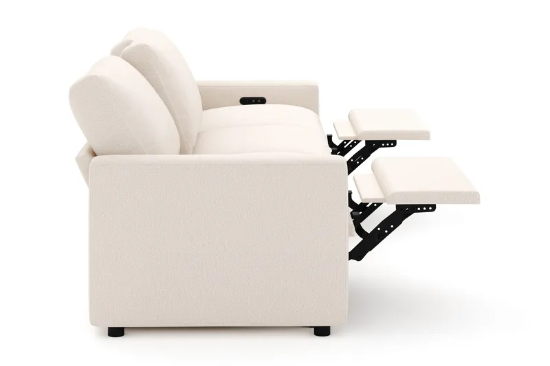 Barsele 3-seter Elektrisk Reclinersofa - Beige - Møbler - Sofaer - Reclinersofaer