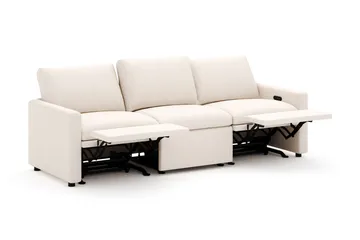 Barsele 3-seter Elektrisk Reclinersofa - Beige - Møbler - Sofaer - Reclinersofaer