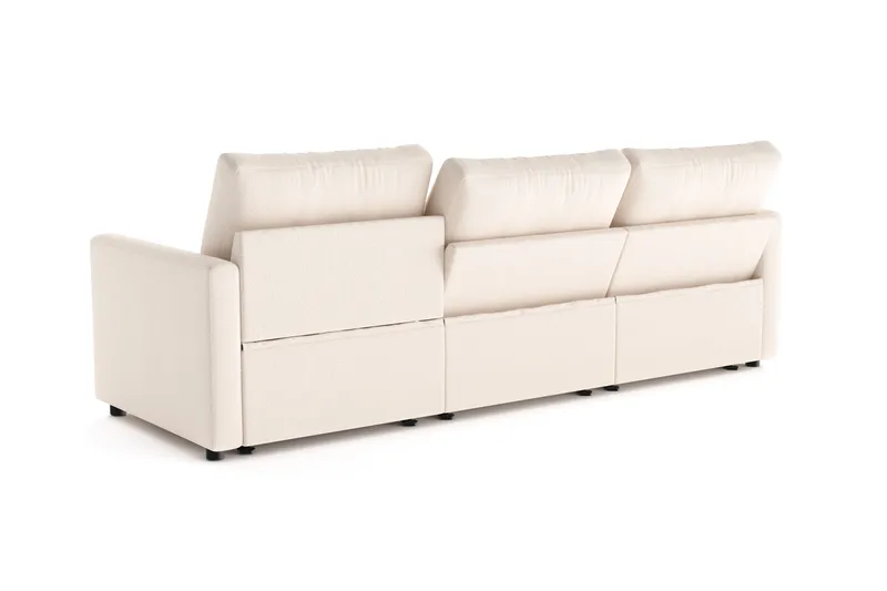 Barsele 3-seter Elektrisk Reclinersofa - Beige - Møbler - Sofaer - Reclinersofaer