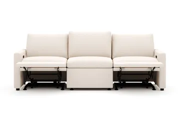 Barsele 3-seter Elektrisk Reclinersofa - Beige - Møbler - Sofaer - Reclinersofaer