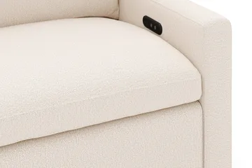 Barsele 3-seter Elektrisk Reclinersofa - Beige - Møbler - Sofaer - Reclinersofaer